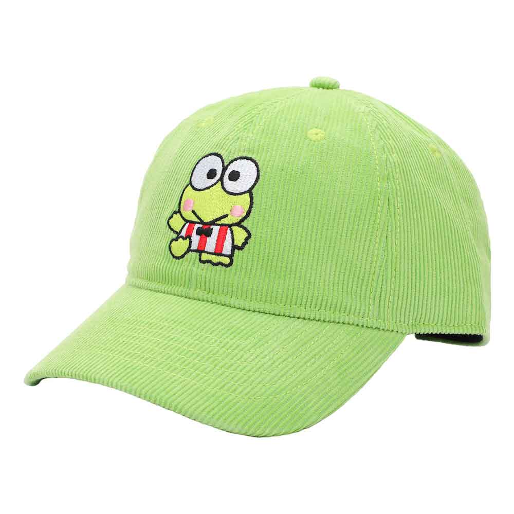 Hello Kitty - Keroppi Embroidered Corduroy Hat (D19)